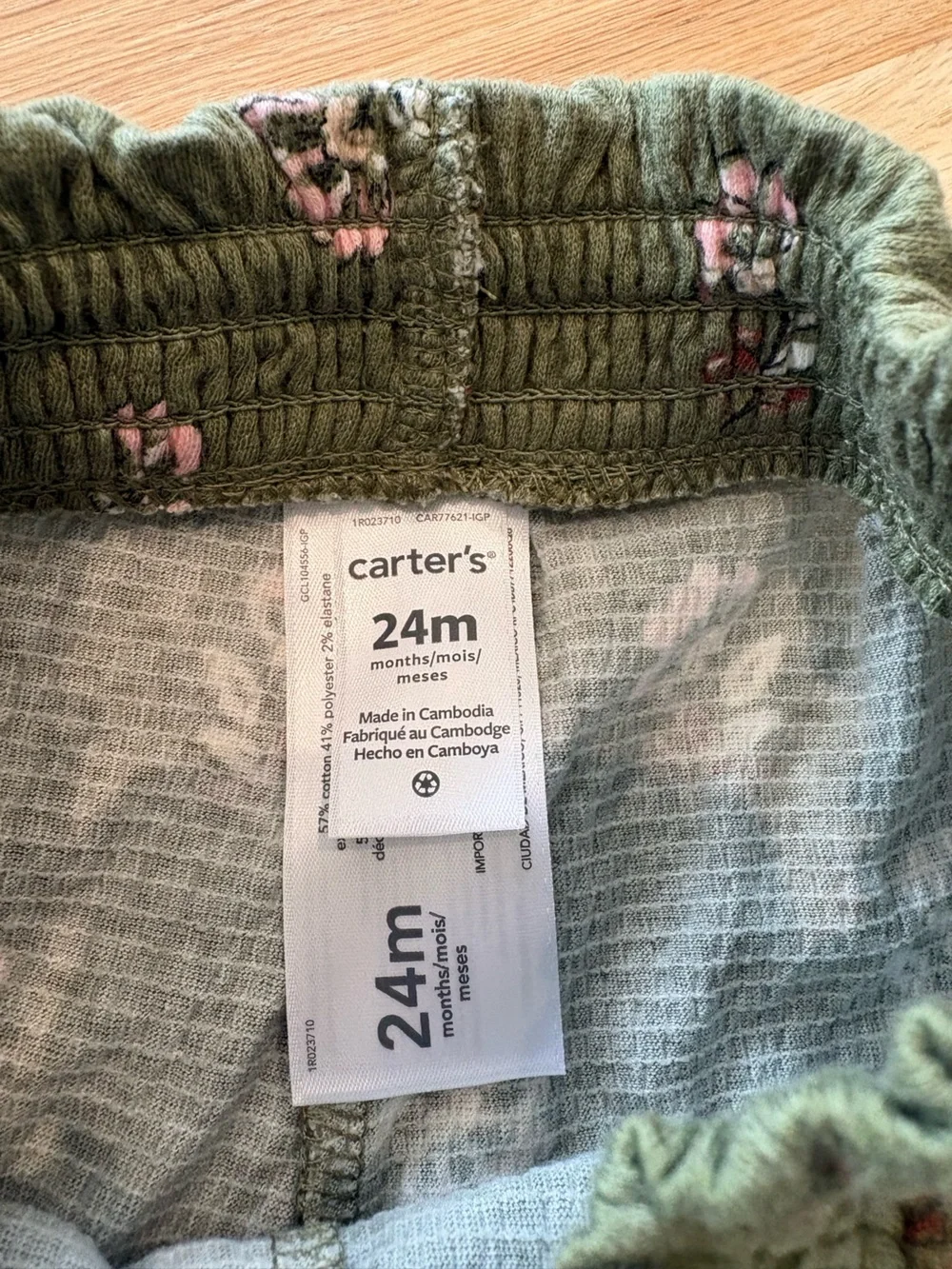 Carter's Floral Toddler Outfit